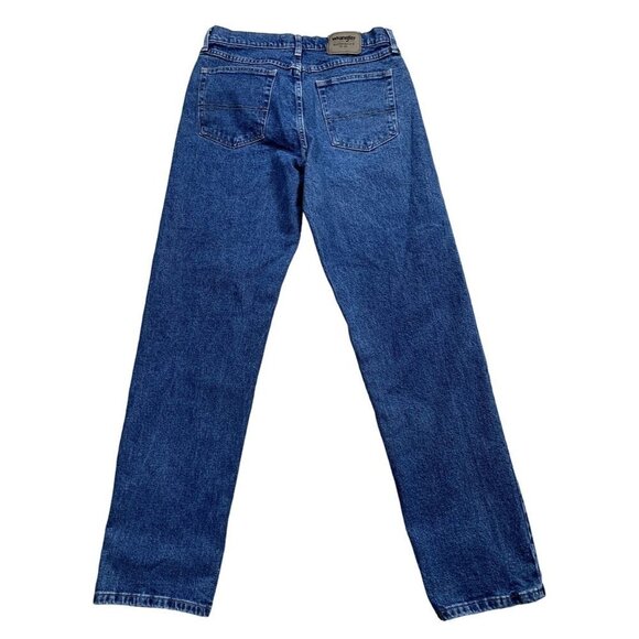 Wrangler Authentics Men’s Straight Leg Blue Jeans Size 32 x 34 - Picture 3 of 4